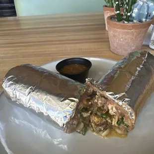 Steak and Eggs Burrito