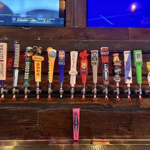 Draft beer taps