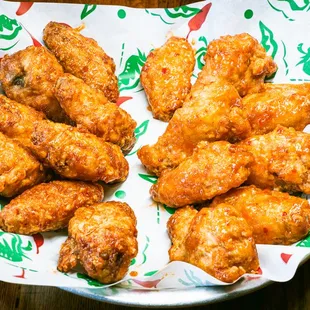 Wings with choice of 10 different flavors
