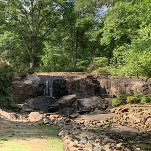 Waterfall at the Rock Quarry Garden ( no rain for about a week before)