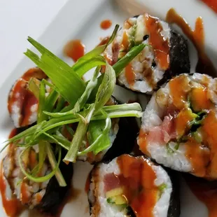 Tuna Roll from Thanksgiving Brunch