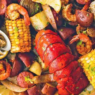 Shrimp lobster combo