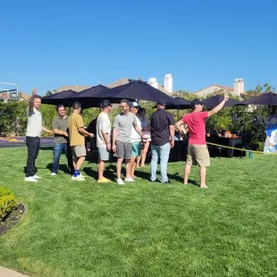 Joe entertaining both children and grown men at ours son's bday party. So much fun!!