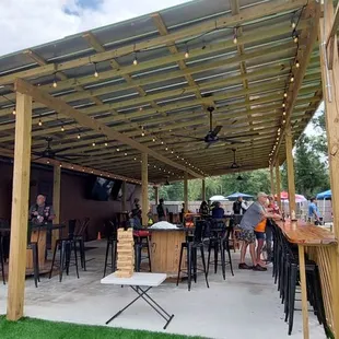 Awesome outdoor bar
