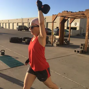 Jessica is getting stronger and more athletic each day at Rock Star!