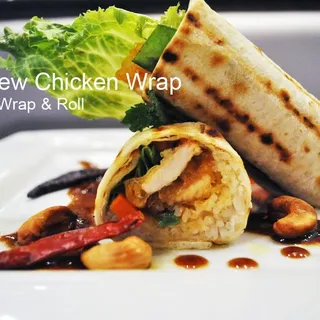 Cashew Chicken Wrap