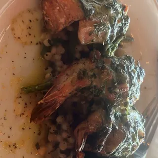 Grilled Shrimp Rockafeller