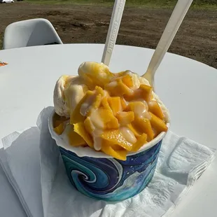 Mango shave ice