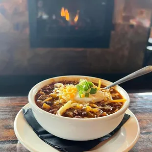 There is nothing better than house made chili from Rockaway on a cool fall day. Come in and warm up with some stick to your ribs chili