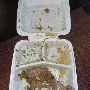 I wish I could have shown how much food was packed in this container