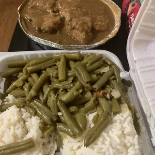 Smothered Pork Chops Sandwich