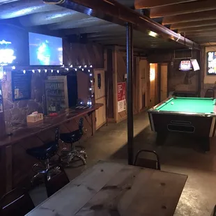 Downstairs bar