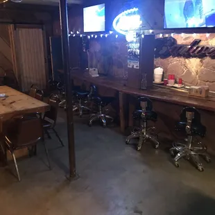 Downstairs bar