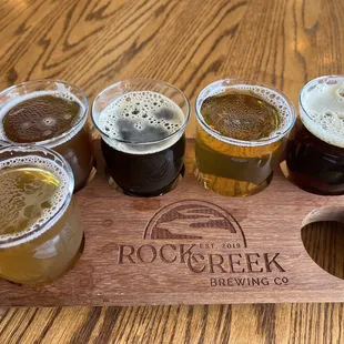 Flight of beers