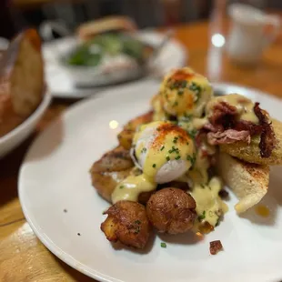 Smoked Tasso Ham Benedict