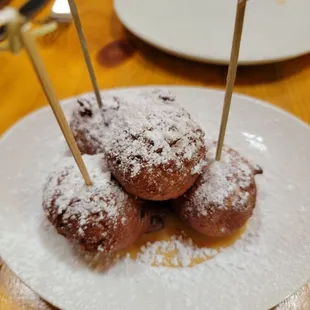 Caramelized Apple and Ricotta Beignets