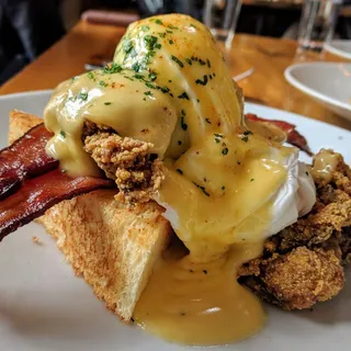 Bacon & Oyster Benedict