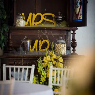 Use the armoire as a candy/sweets bar!