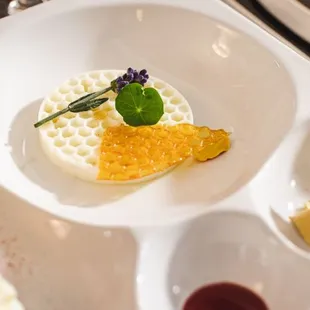 a plate of food on a table