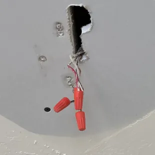 Wired a ceiling fan with no junction box