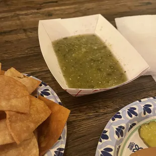 Salsa from chips and salsa