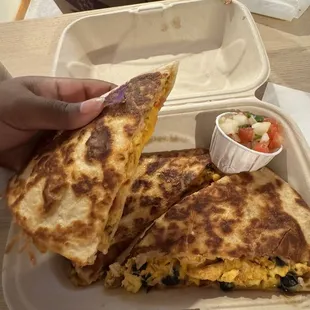 Egg and Cheese Quesadilla