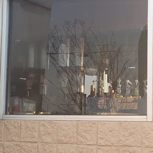 Peeking inside from the drive thru