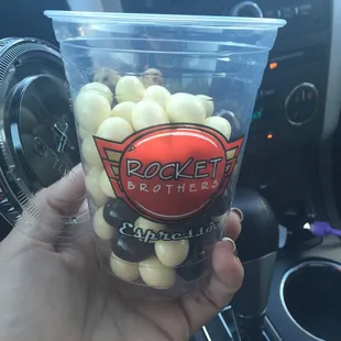 chocolate covered coffee beans