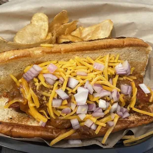 The Firehouse Dog with Chips