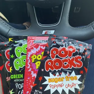 Fuckin sugar free ones now just one flavour but i'll take it!  Oooo the green apple one may make itself into a rim job on a martini ;)