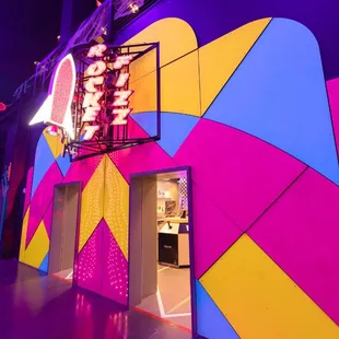 Storefront entrance inside AREA15