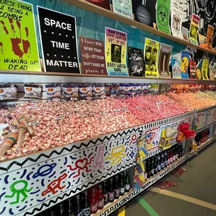 a display of candy in a store