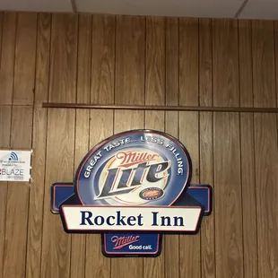 the sign for the hotel