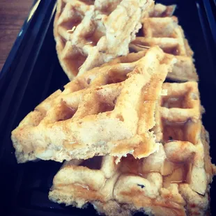 Chicken and Waffles 450 Cal, 51gP, 12gF, 33gC