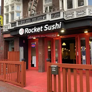 Front of the restaurant