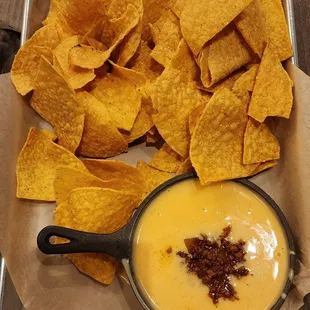 Queso Fundido w/chips ($7, 3/21/24)