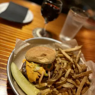 The Korean burger is delicious!