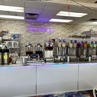 Boba tea bar