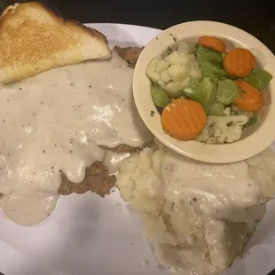 Chicken fried steak. Very tender
