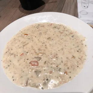 Clam chowder so good