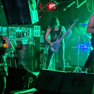 a group of musicians on stage