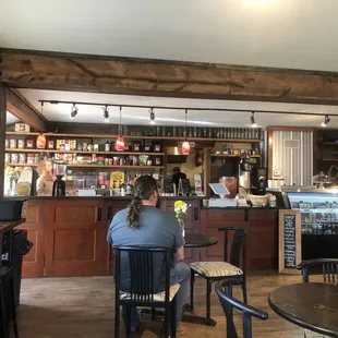 a man sitting at a table