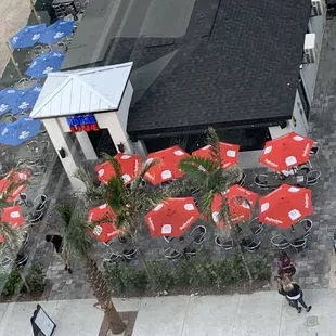 Restaurant from above.