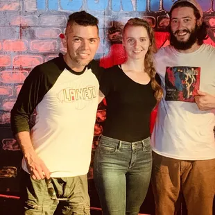 Taylor Vance welcomes Lanetl&apos;s Krys and Jo @Rock House Live! Midtown in Memphis, TN.   #Lanetl #Mini-Tour2019 #Husband&amp;Wife #Krys&amp;Jo