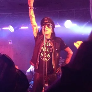Faster Pussycat&apos;s Taime Downe at Rockhouse Live Nov 2013