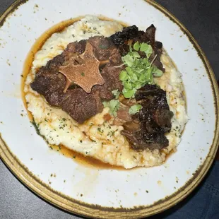 Oxtail and Grits. Fire.