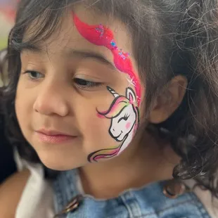 Unicorn face painting
