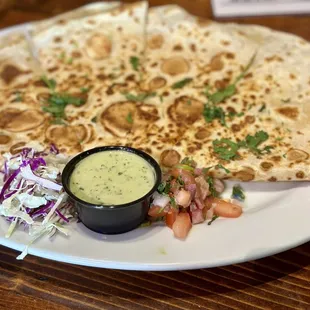 Quesadilla... it&apos;s huge. I could only eat 1/4