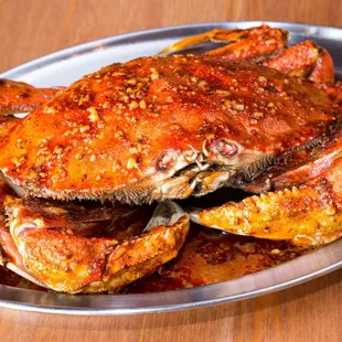  closeup of a cooked crab