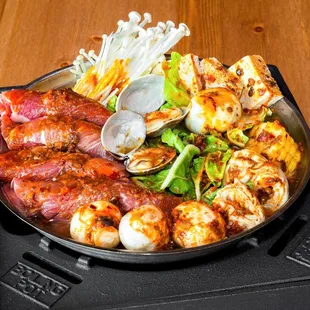  close up of a plate of food